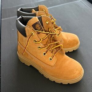 Timberland Kids Brown Lace-Up Boots